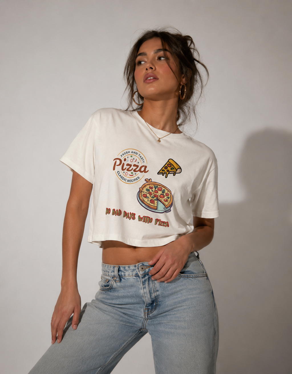 Women's Crop Top – Black