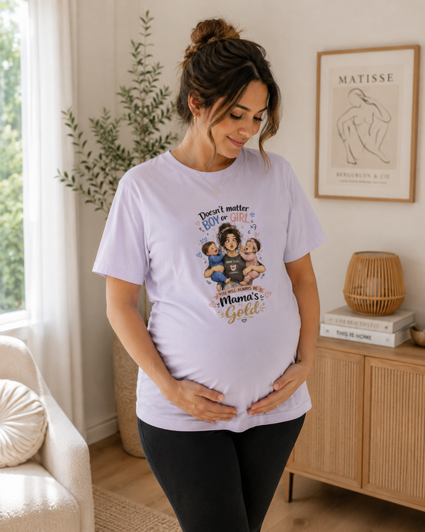 Mama's Gold | Boy or Girl, Forever Loved Graphic Tee