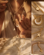 Moon & Stars Layered Necklace