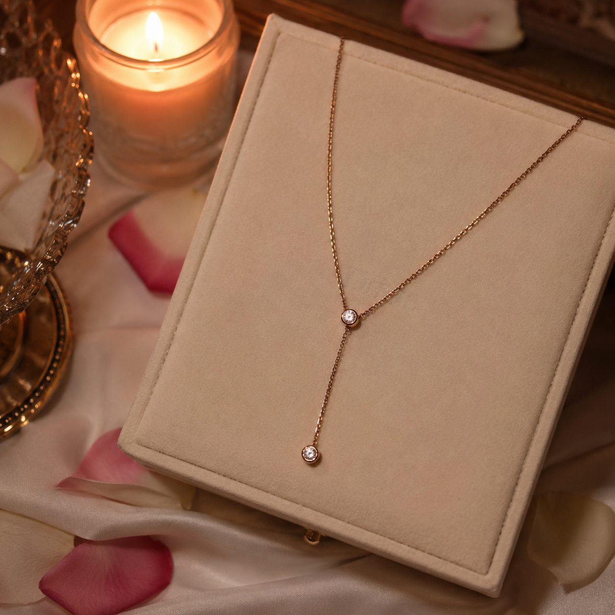 Rosé Zircon Necklace
