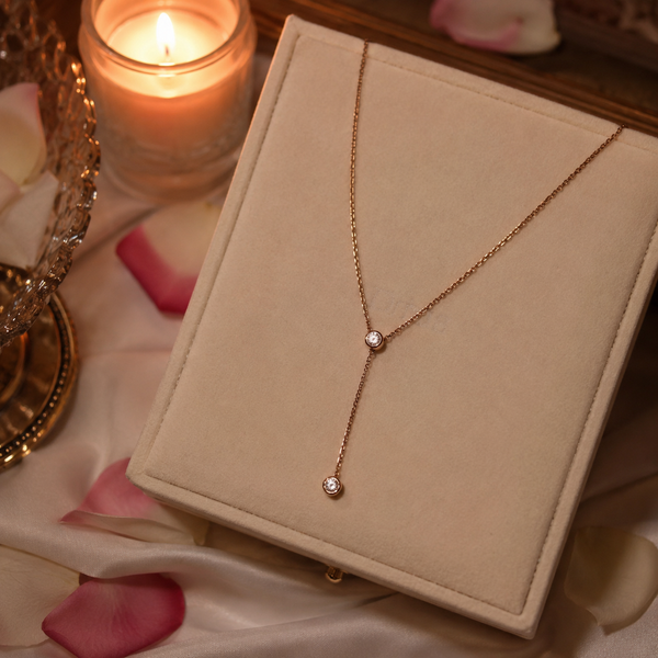 Rosé Zircon Necklace