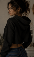 Women's Crop Hoodie – Classic