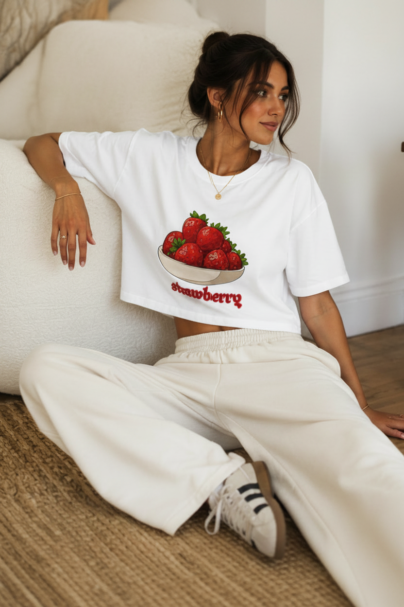 Women's Crop Top – Natural