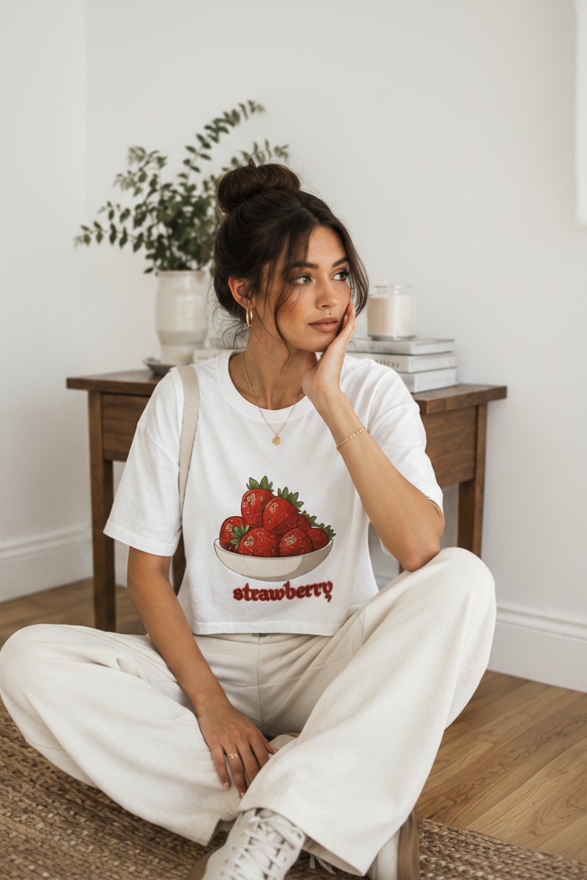 Women's Crop Top – Natural