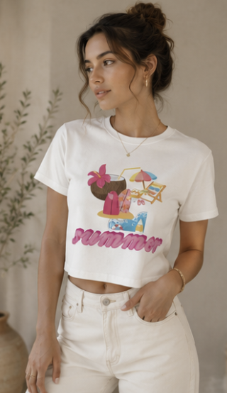 Women's Crop Top – Natural Relaxed Fit
