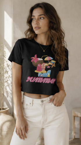 Women's Crop Top – Natural Relaxed Fit