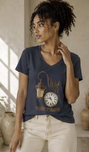 Women’s relaxed v-neck t-shirt