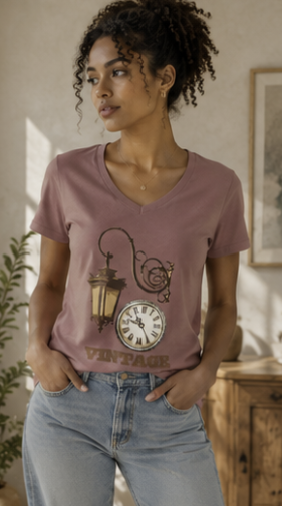 Women’s relaxed v-neck t-shirt