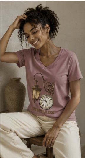Women’s relaxed v-neck t-shirt