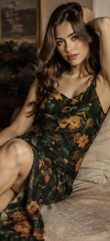 Tie-strap midi dress