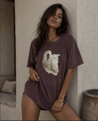 grace over fear - women's oversized t-shirt