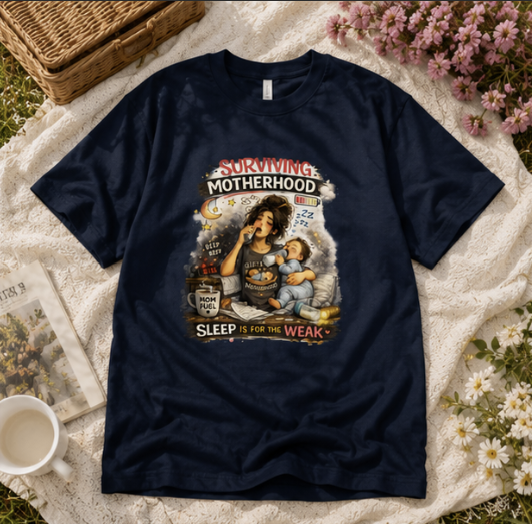 Surviving Motherhood™ | Powered by Love & Zero Sleep Graphic Tee